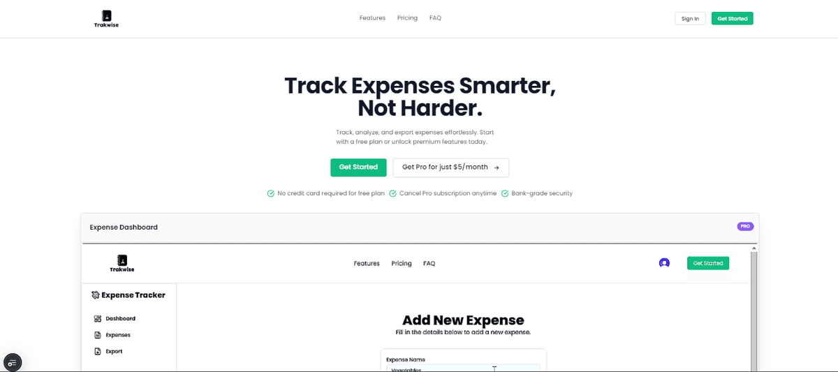 Trakwise - Finance Made Easy